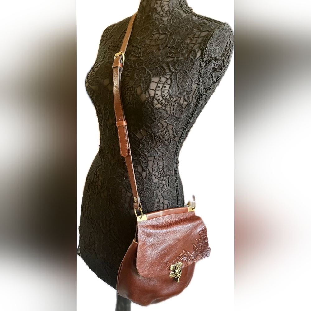 Patricia Nash Veneto Leather Crossbody Purse